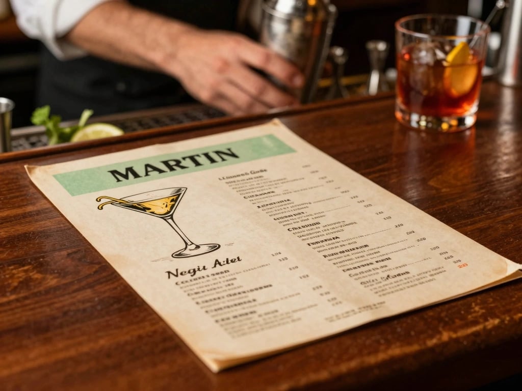 The Resurgence of Mid-Century Cocktail Menus Explained - detail
